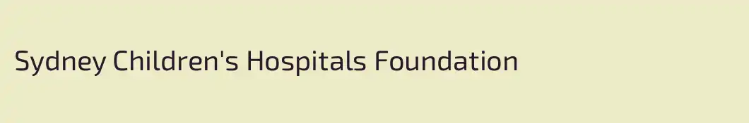 Sydney Children's Hospitals Foundation